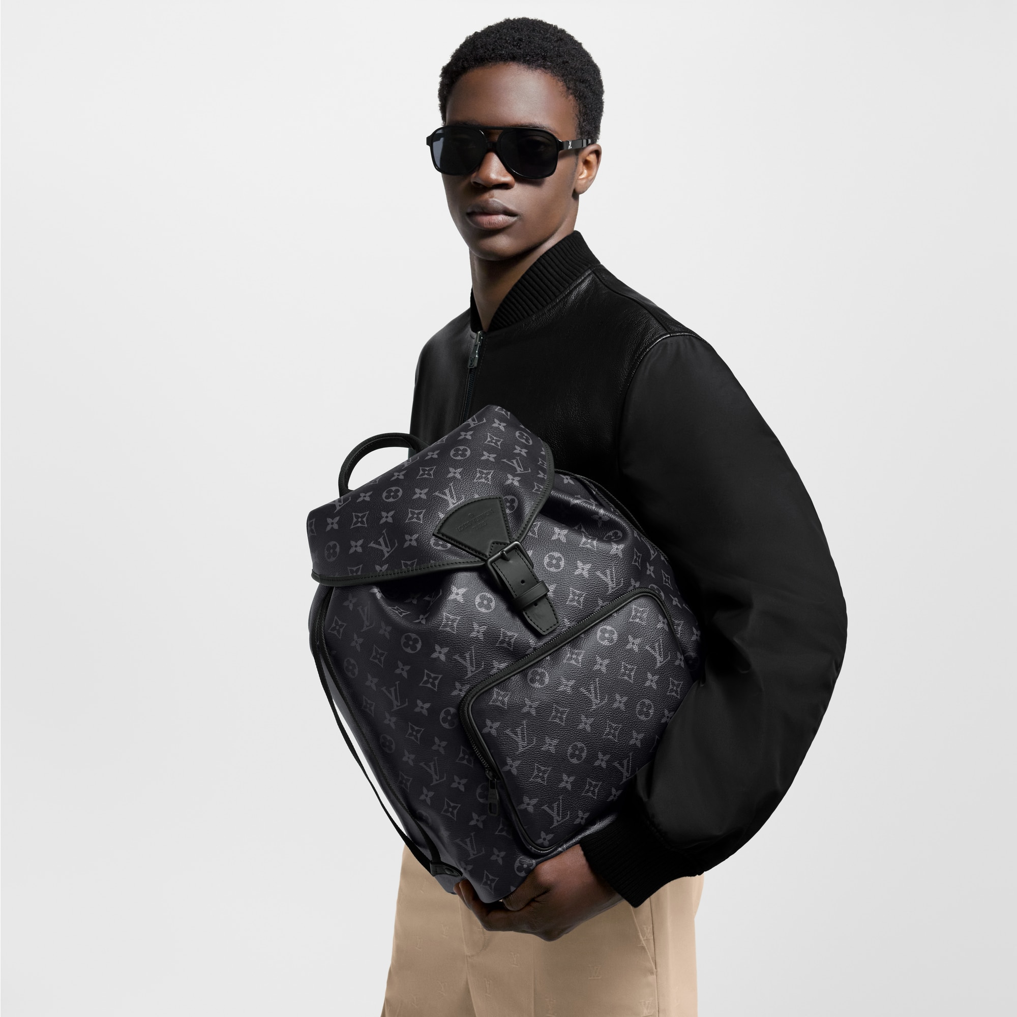 Montsouris Backpack Monogram Eclipse - Travel Bags and Rolling